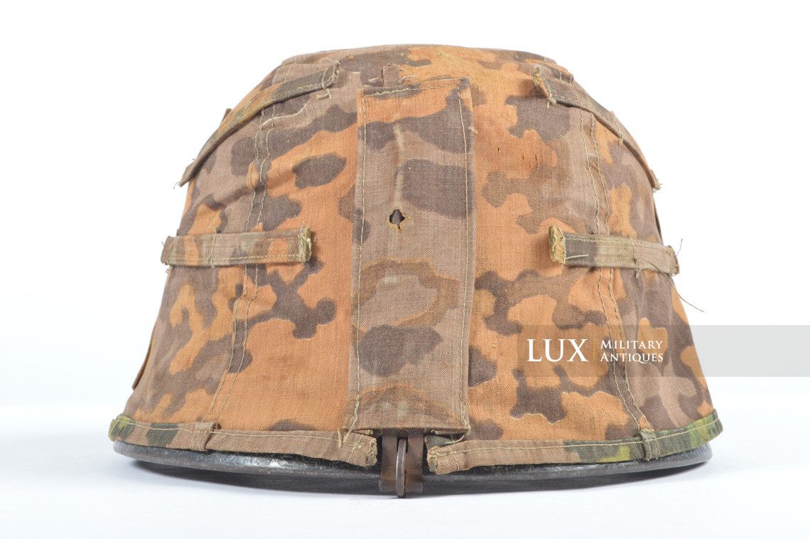 Second pattern Waffen-SS « Oak-Leaf B » camouflage helmet cover, « combat worn » - photo 37