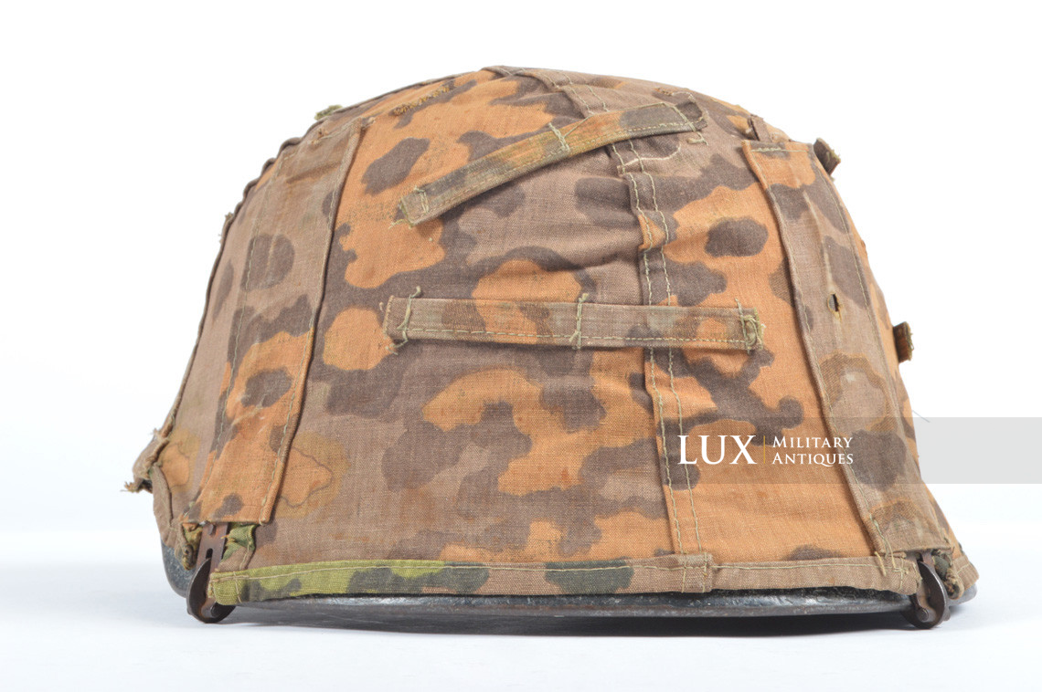 Second pattern Waffen-SS « Oak-Leaf B » camouflage helmet cover, « combat worn » - photo 38
