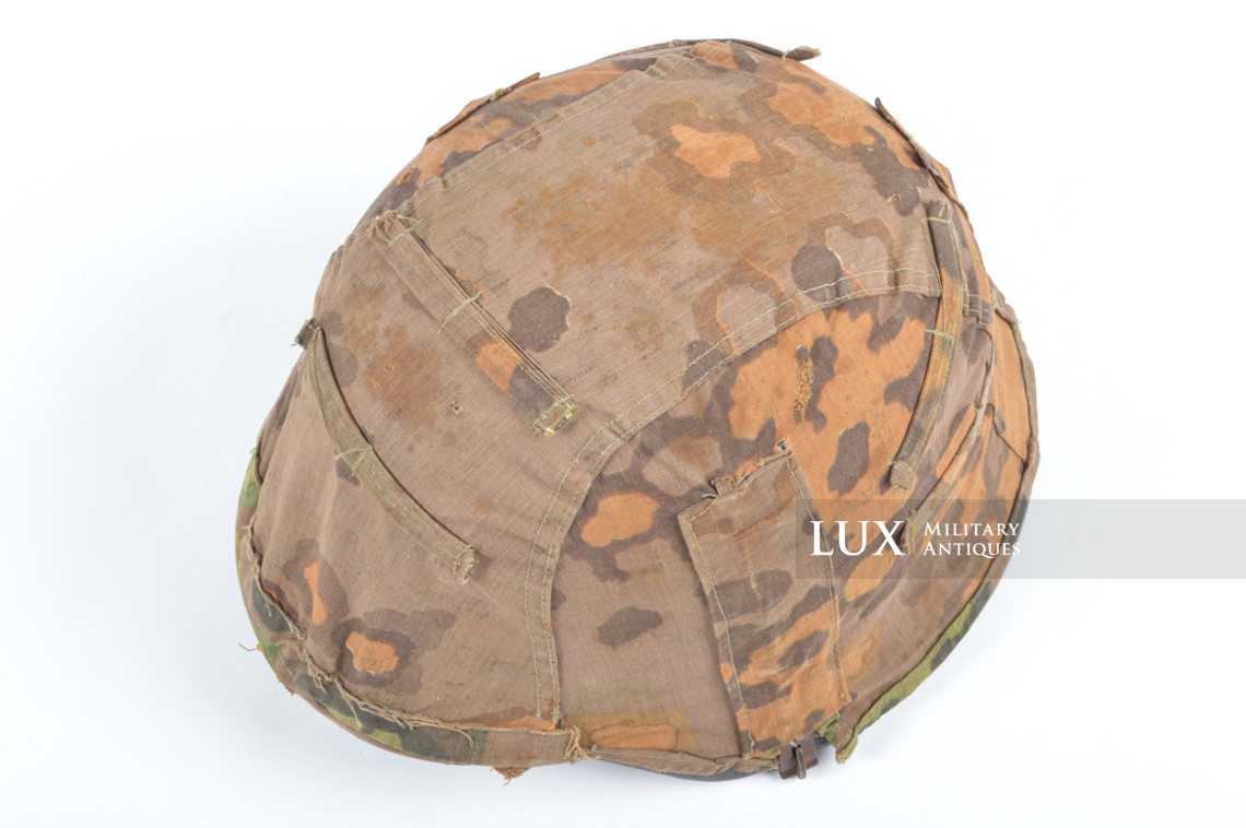Second pattern Waffen-SS « Oak-Leaf B » camouflage helmet cover, « combat worn » - photo 39