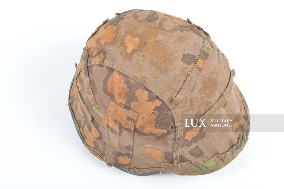 Second pattern Waffen-SS « Oak-Leaf B » camouflage helmet cover, « combat worn » - photo 40