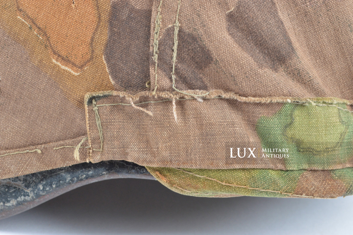 Second pattern Waffen-SS « Oak-Leaf B » camouflage helmet cover, « combat worn » - photo 41