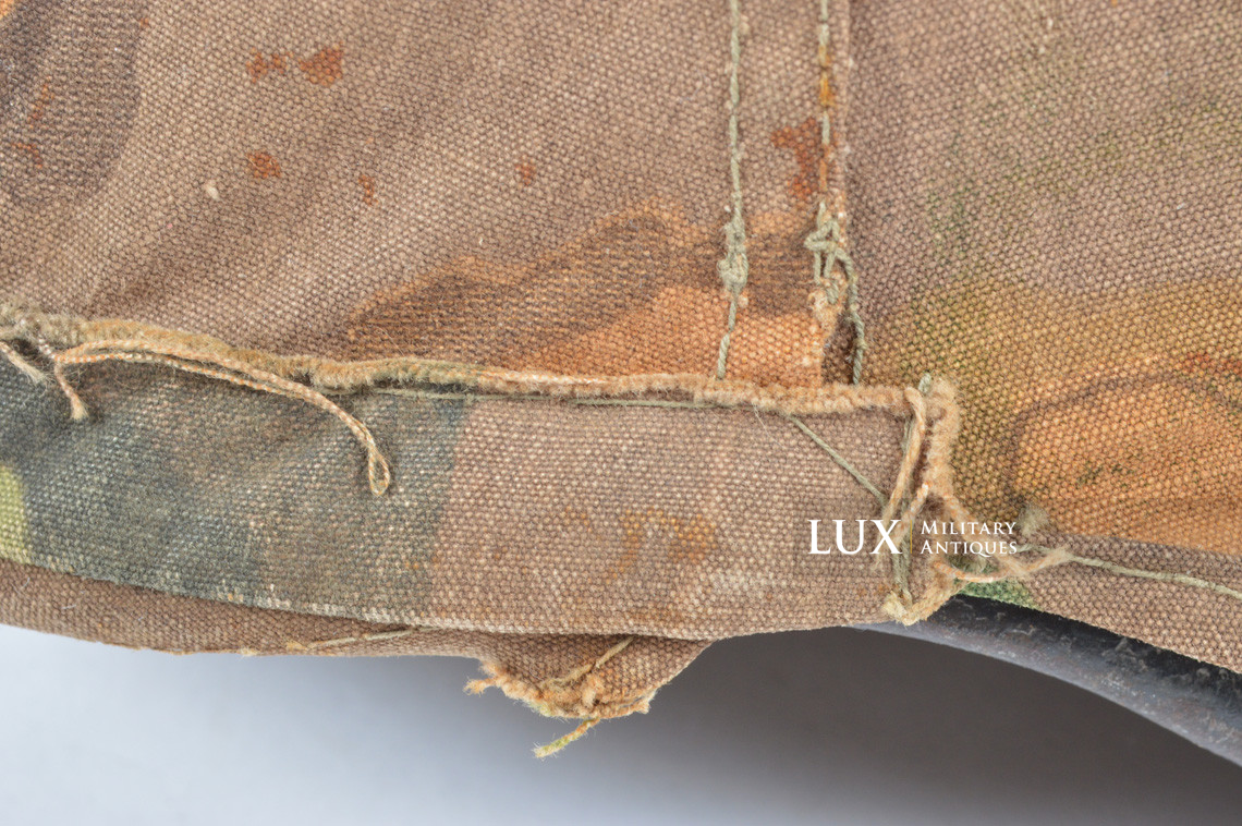 Second pattern Waffen-SS « Oak-Leaf B » camouflage helmet cover, « combat worn » - photo 45