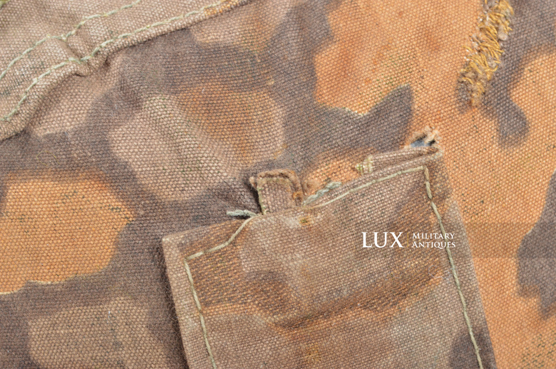 Second pattern Waffen-SS « Oak-Leaf B » camouflage helmet cover, « combat worn » - photo 46