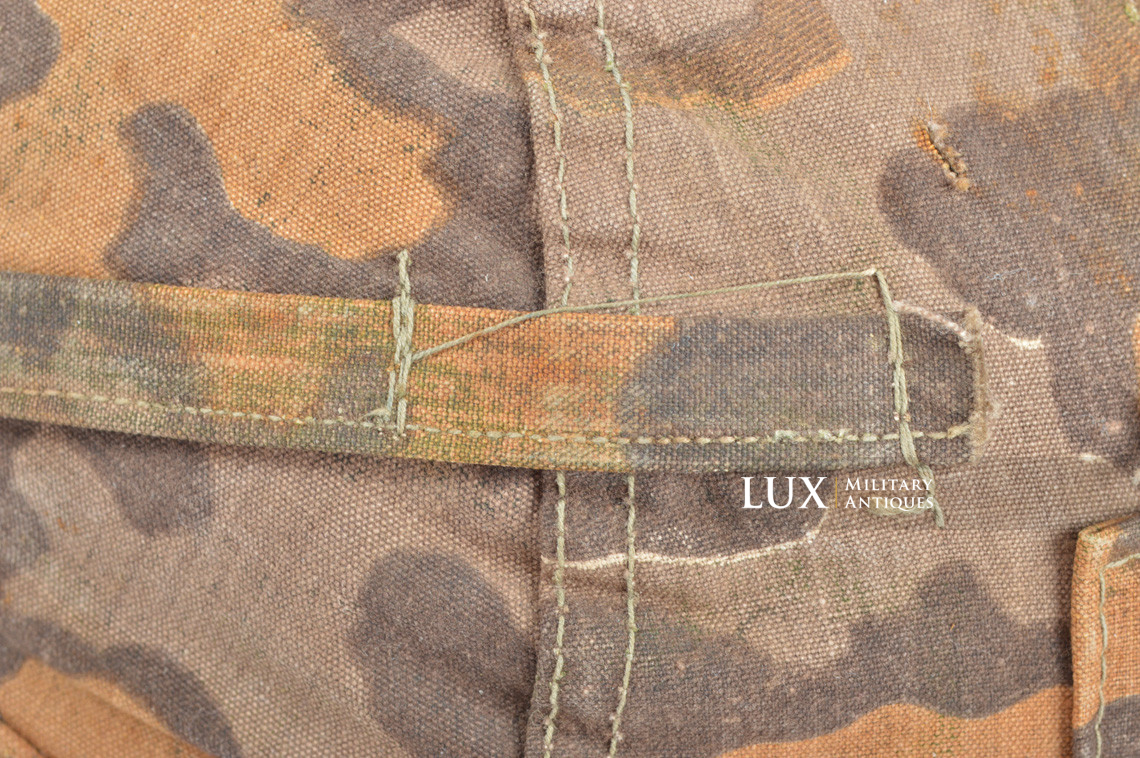 Second pattern Waffen-SS « Oak-Leaf B » camouflage helmet cover, « combat worn » - photo 49