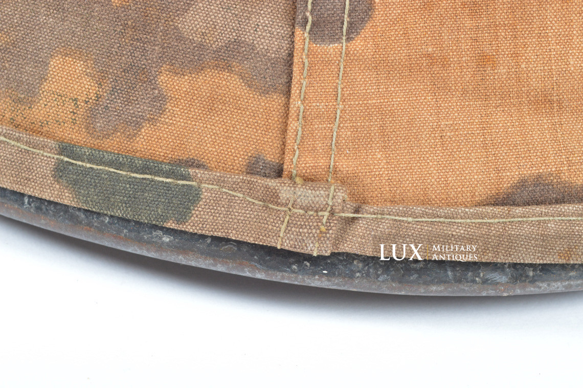 Second pattern Waffen-SS « Oak-Leaf B » camouflage helmet cover, « combat worn » - photo 50