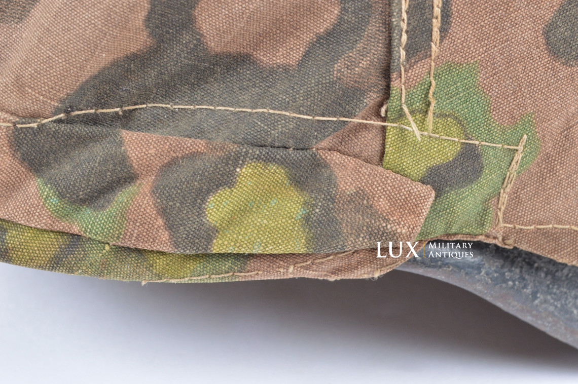 Second pattern Waffen-SS « Oak-Leaf B » camouflage helmet cover, « combat worn » - photo 17