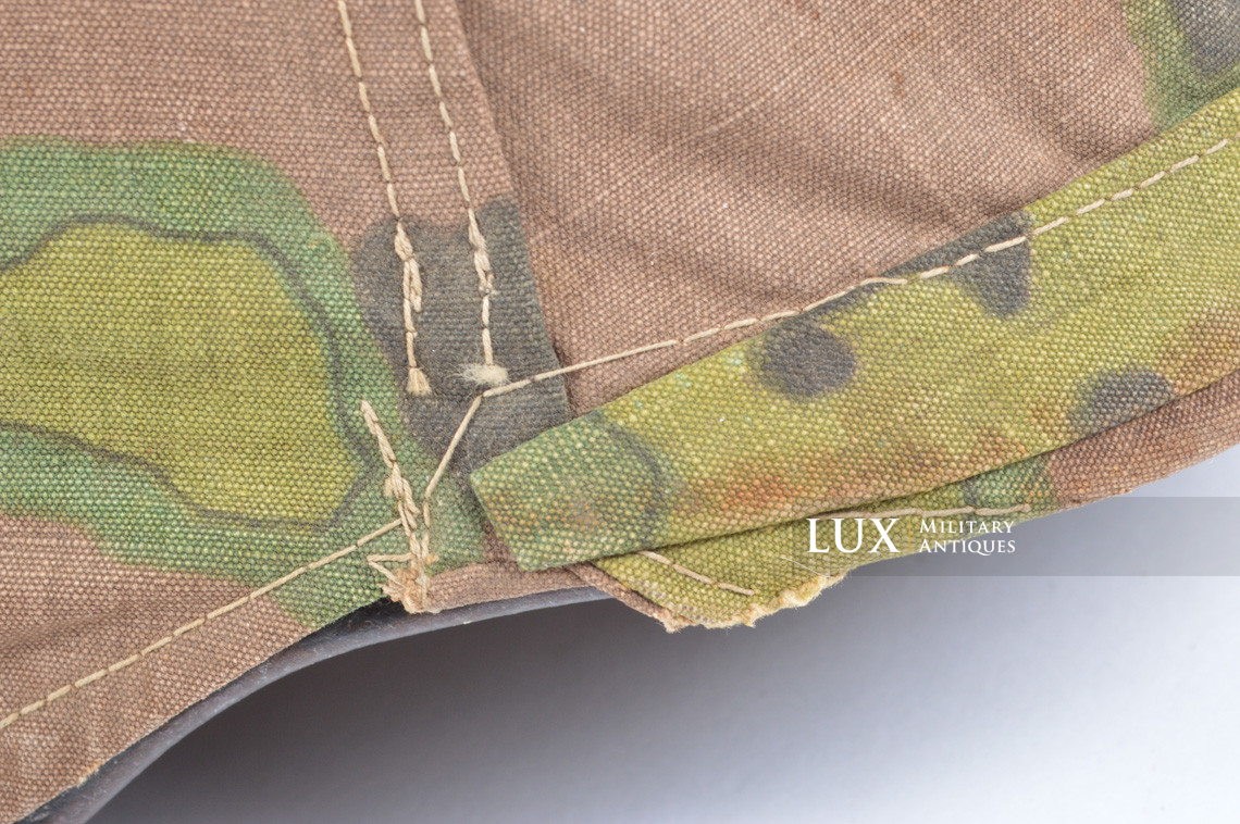 Second pattern Waffen-SS « Oak-Leaf B » camouflage helmet cover, « combat worn » - photo 19