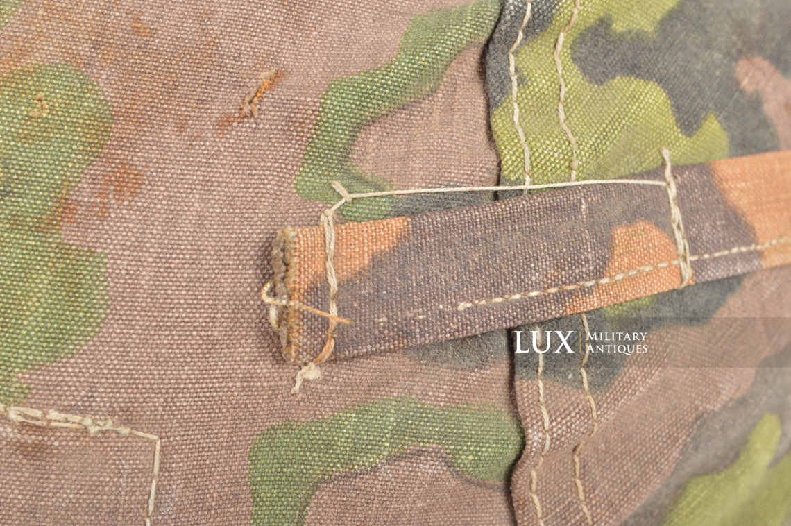 Second pattern Waffen-SS « Oak-Leaf B » camouflage helmet cover, « combat worn » - photo 22