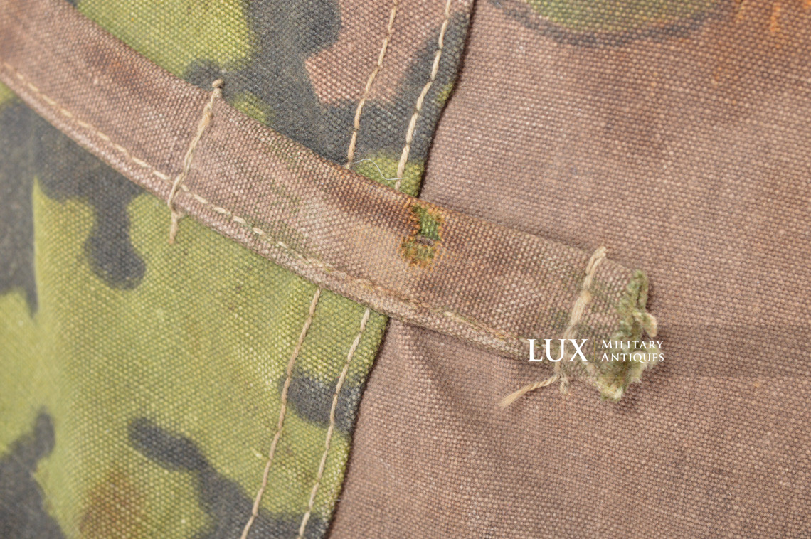Second pattern Waffen-SS « Oak-Leaf B » camouflage helmet cover, « combat worn » - photo 26