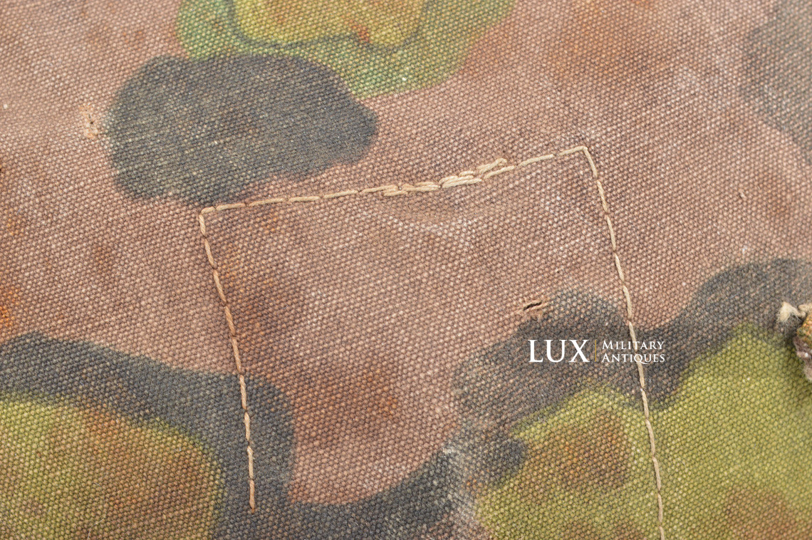 Second pattern Waffen-SS « Oak-Leaf B » camouflage helmet cover, « combat worn » - photo 28