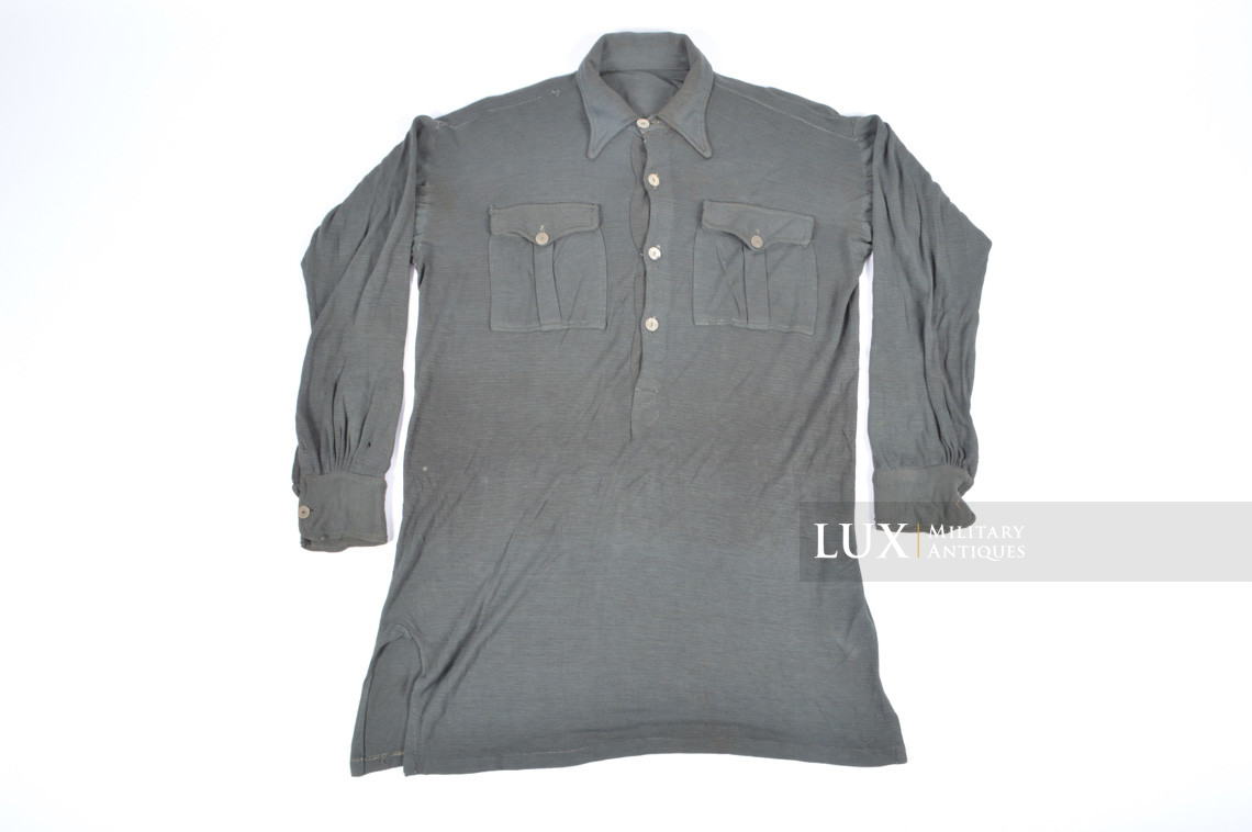 Late-war Heer/Waffen-SS issue service shirt, « Aertex » - photo 4