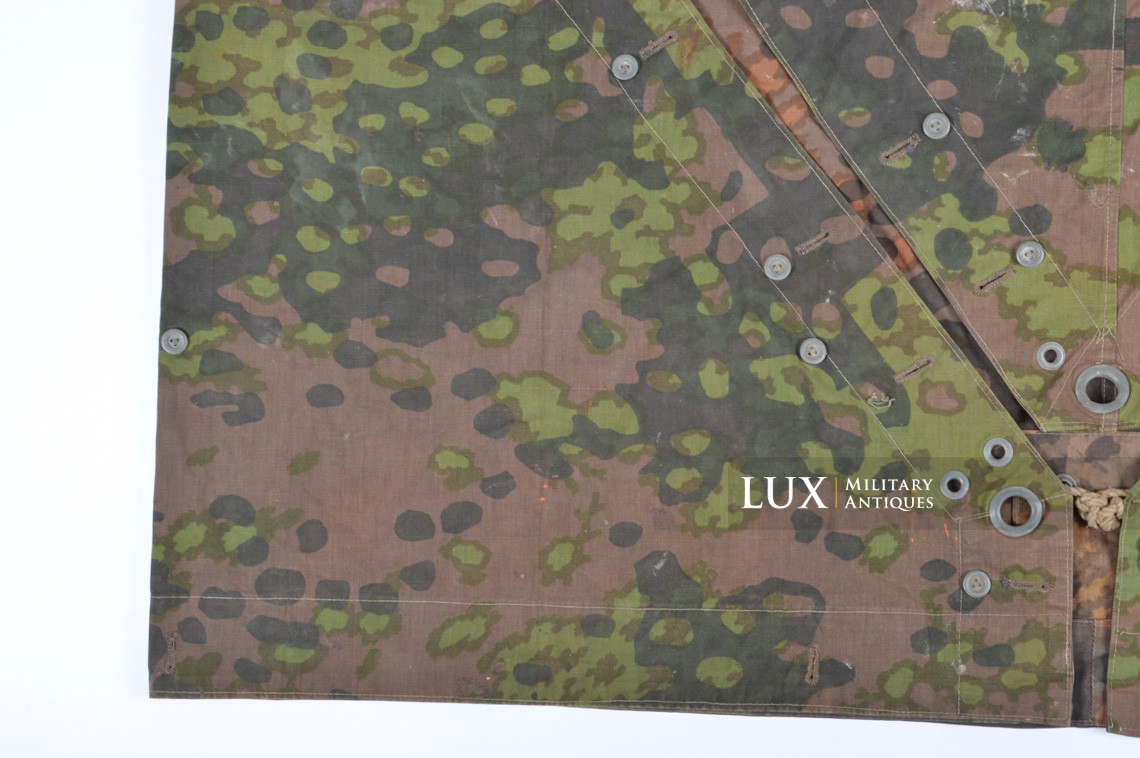 Waffen-SS camouflage shelter quarter/poncho, « plane tree 1 overprint » - photo 7