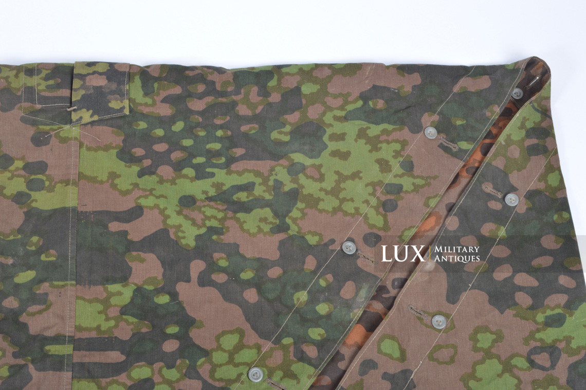 Waffen-SS camouflage shelter quarter/poncho, « plane tree 1 overprint » - photo 9
