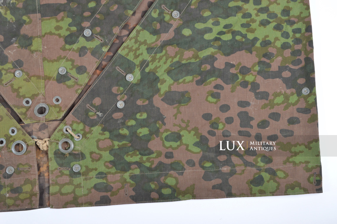 Waffen-SS camouflage shelter quarter/poncho, « plane tree 1 overprint » - photo 10