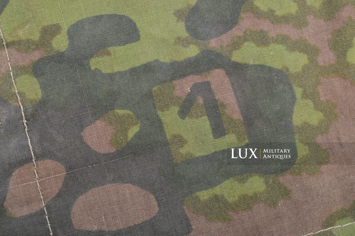 Waffen-SS camouflage shelter quarter/poncho, « plane tree 1 overprint » - photo 20