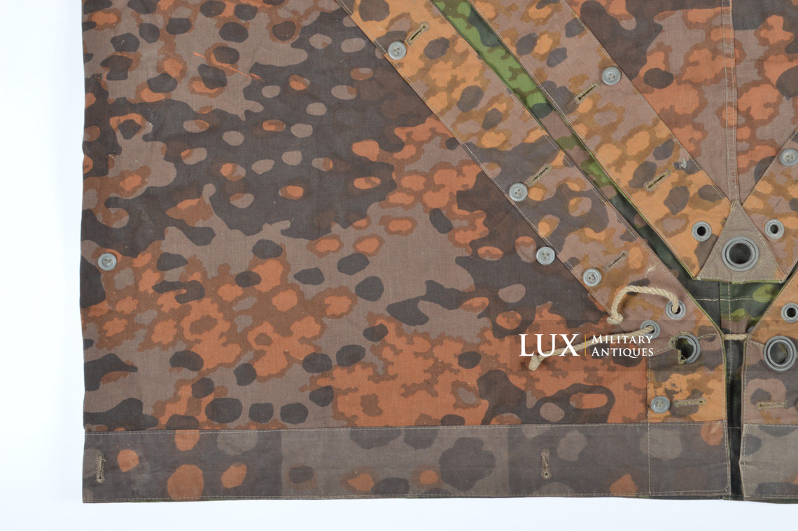 Waffen-SS camouflage shelter quarter/poncho, « plane tree 1 overprint » - photo 22