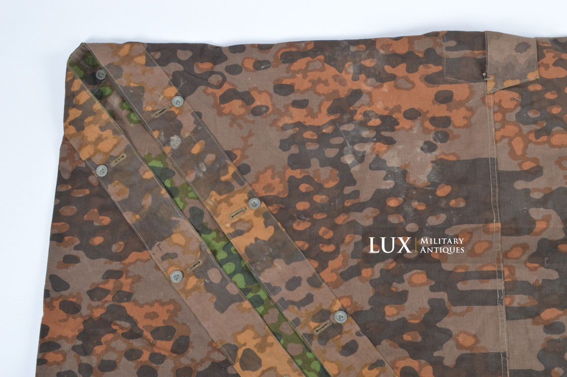 Waffen-SS camouflage shelter quarter/poncho, « plane tree 1 overprint » - photo 23