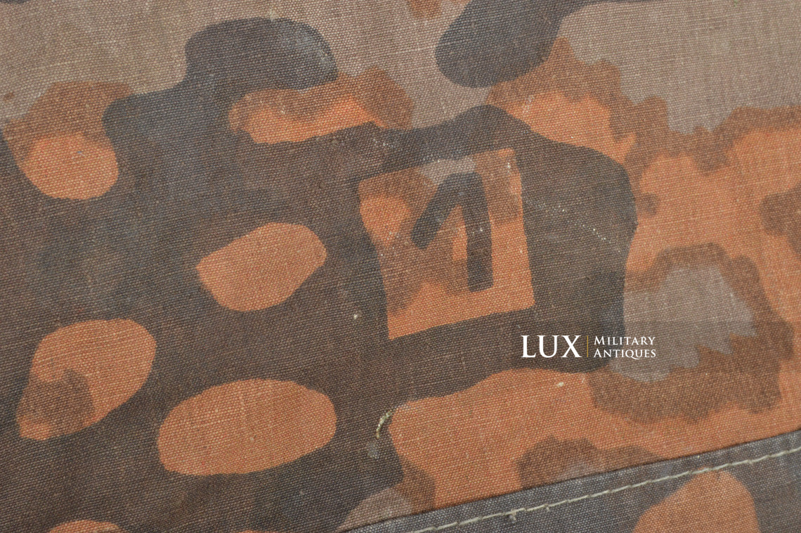 Waffen-SS camouflage shelter quarter/poncho, « plane tree 1 overprint » - photo 34