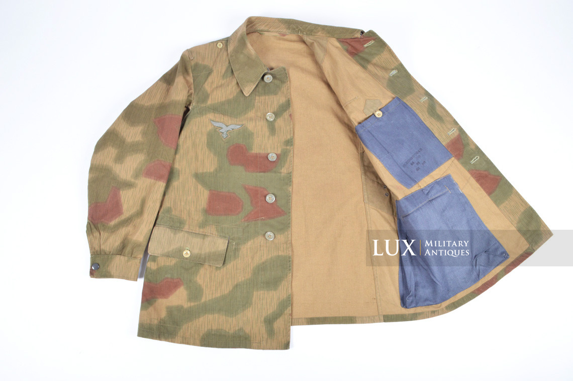 Rare unissued Luftwaffe tan/water camouflage field division jacket - photo 39