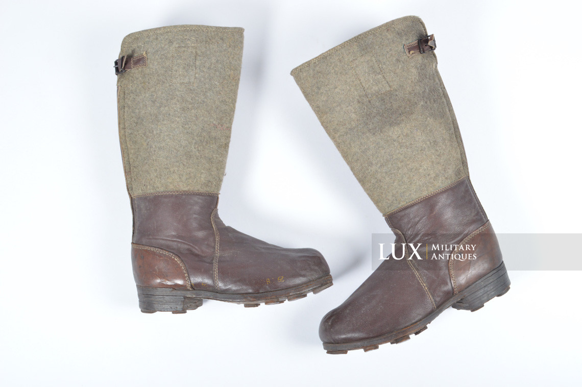 German late-war brown winter combat boots, « RBNr. » - photo 4