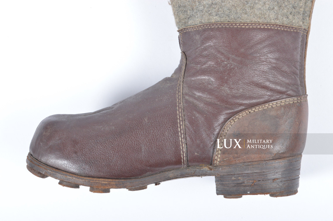 German late-war brown winter combat boots, « RBNr. » - photo 17