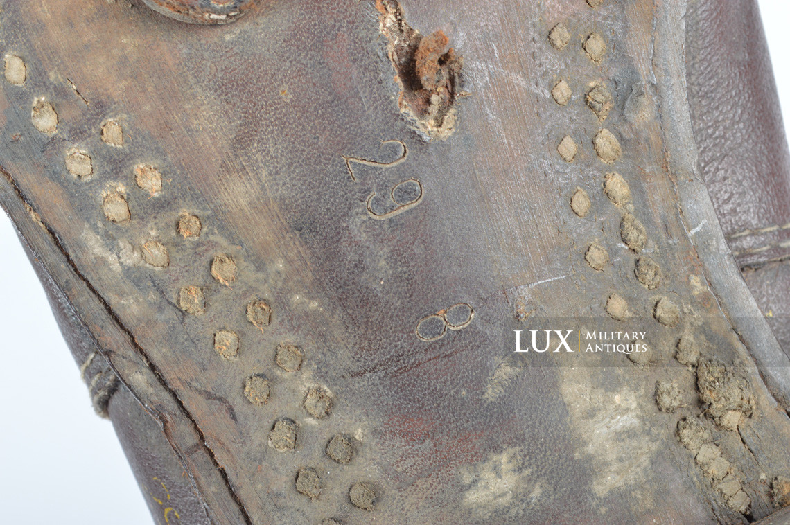 German late-war brown winter combat boots, « RBNr. » - photo 22