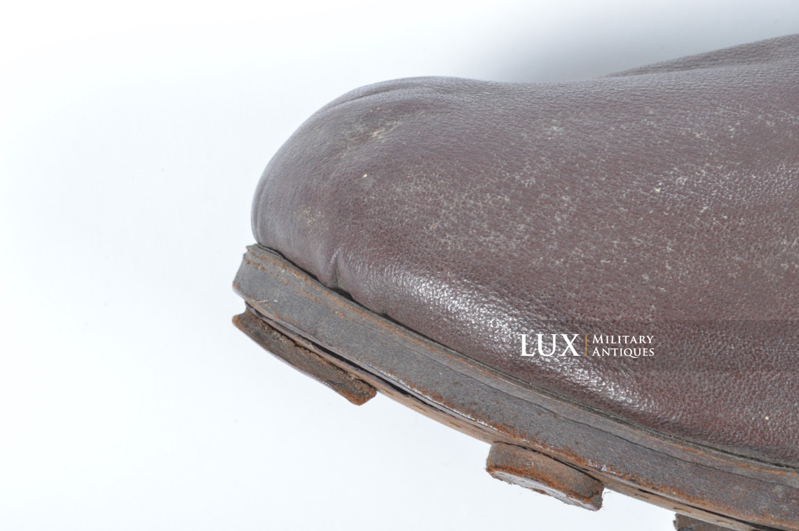 German late-war brown winter combat boots, « RBNr. » - photo 30