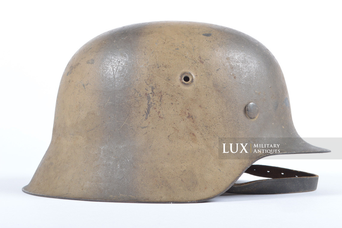 M42 Luftwaffe two-tone spray camouflage combat helmet, « ET66 » - photo 10