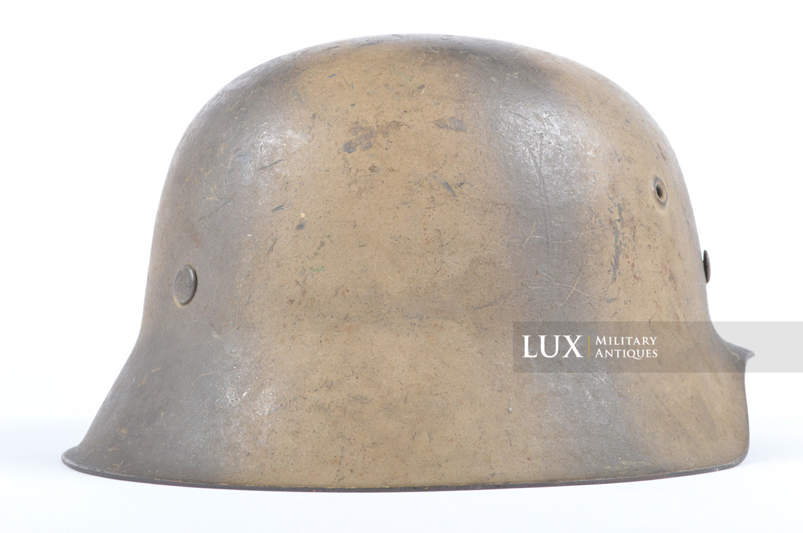 M42 Luftwaffe two-tone spray camouflage combat helmet, « ET66 » - photo 11