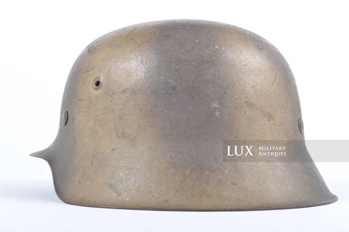 M42 Luftwaffe two-tone spray camouflage combat helmet, « ET66 » - photo 13