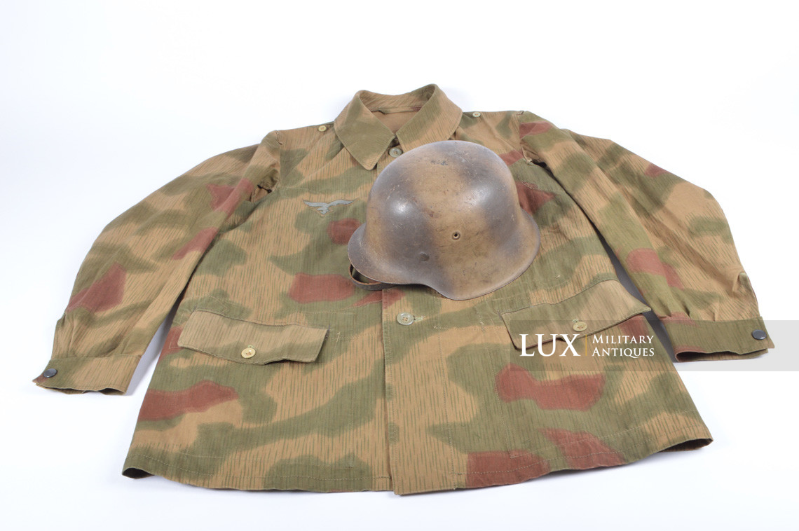 Casque M42 Luftwaffe camouflé deux tons, « ET66 » - photo 77