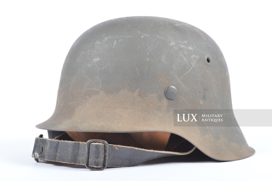 Casque allemand M42 Heer fin de guerre, « Volkssturm / ckl64 » - photo 7