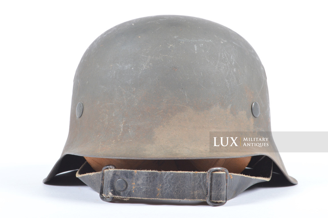 Casque allemand M42 Heer fin de guerre, « Volkssturm / ckl64 » - photo 8