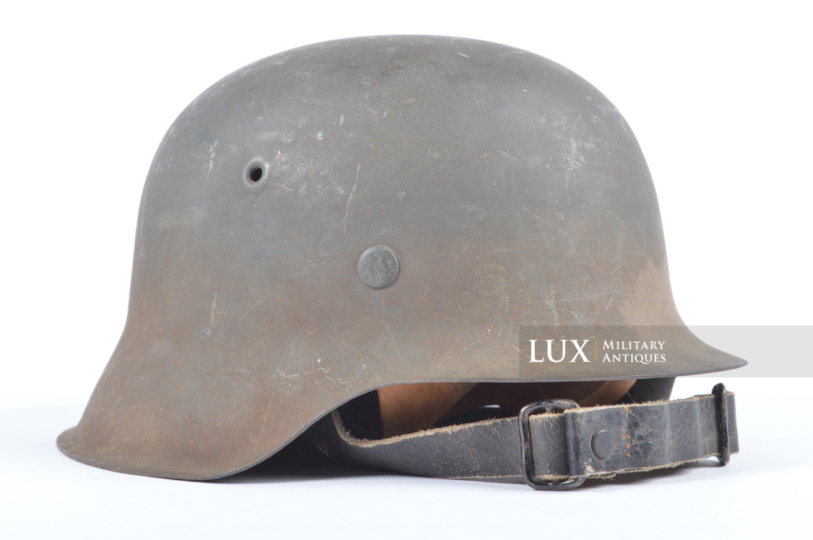 Casque allemand M42 Heer fin de guerre, « Volkssturm / ckl64 » - photo 9