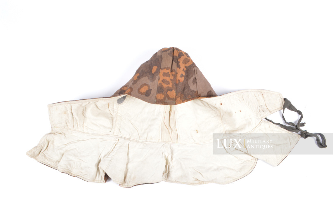 Waffen-SS Oak Leaf « A » autumn reversible to white winter camouflage hood - photo 11