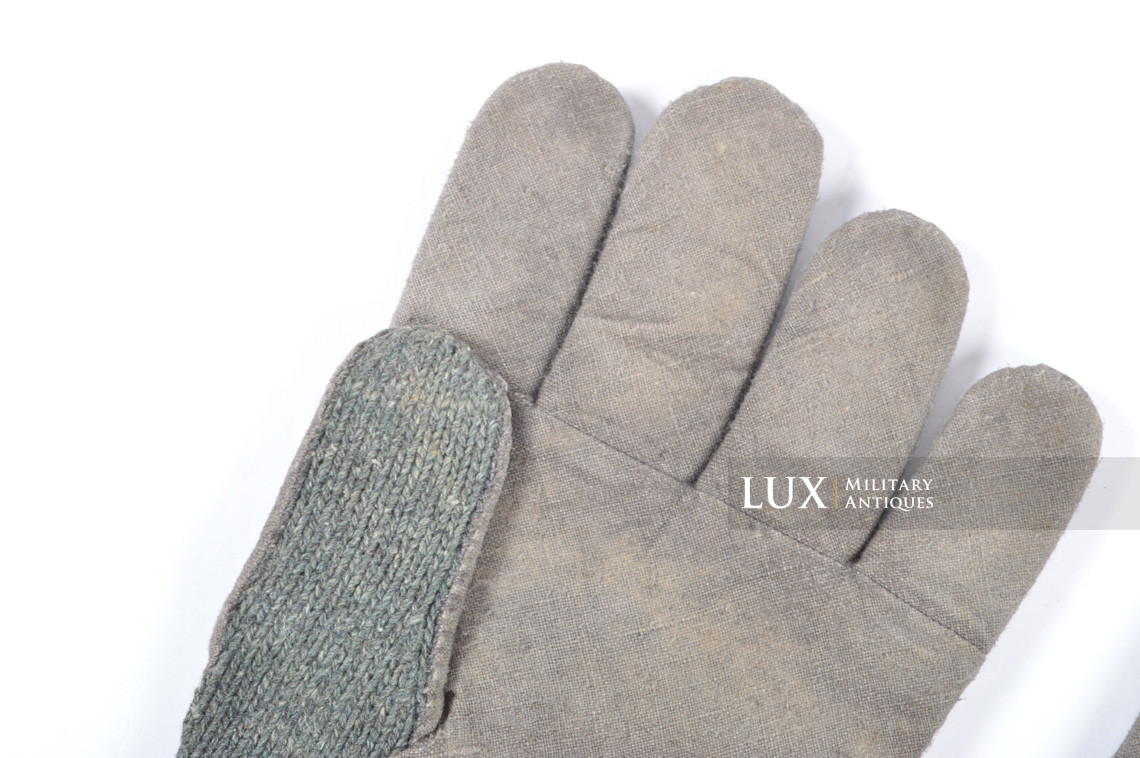 Rare German issued winter combat gloves, « variant » - photo 8