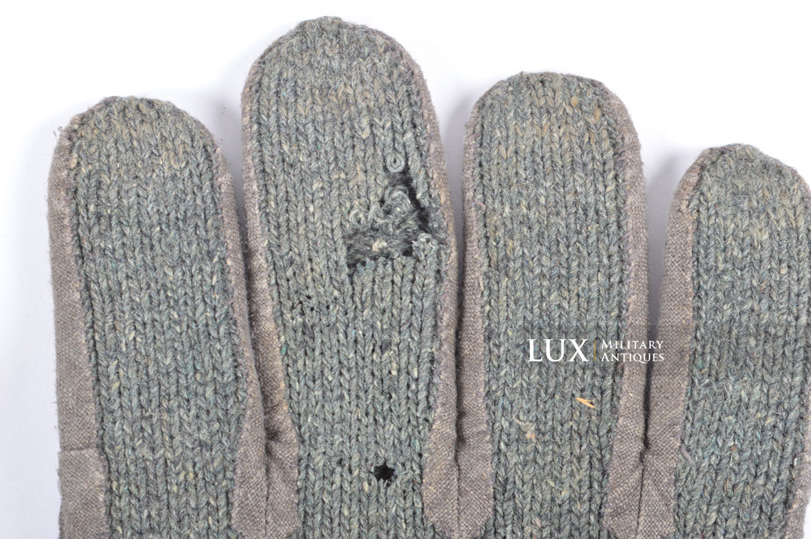 Rare German issued winter combat gloves, « variant » - photo 14