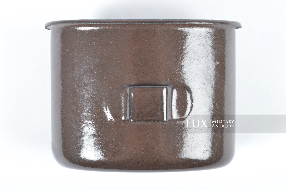 Unissued German late-war canteen with brown enamel cup, « 0/0560/0156 » - photo 20