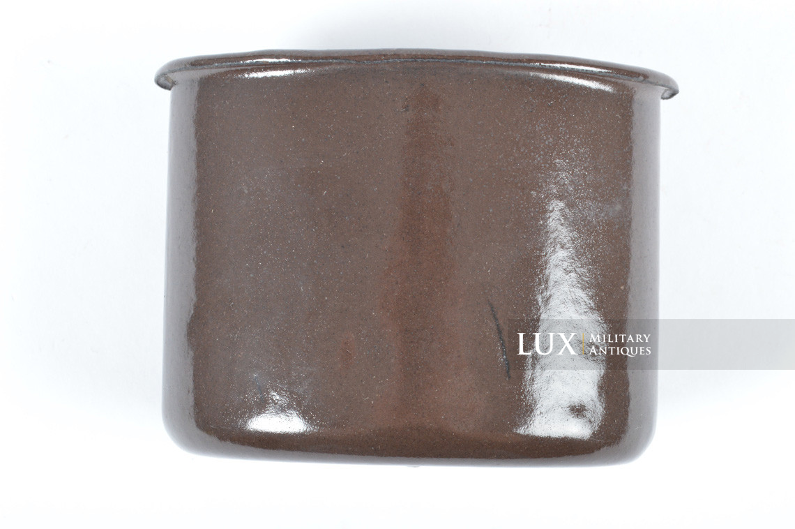 Unissued German late-war canteen with brown enamel cup, « 0/0560/0156 » - photo 22