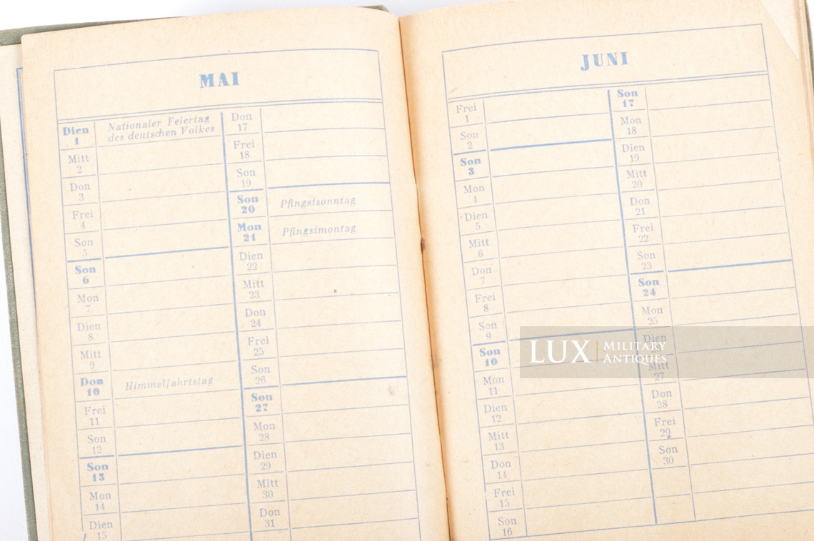 German Grossdeutschland « Panzergrenadier » divisional 1945 pocket calendar - photo 12