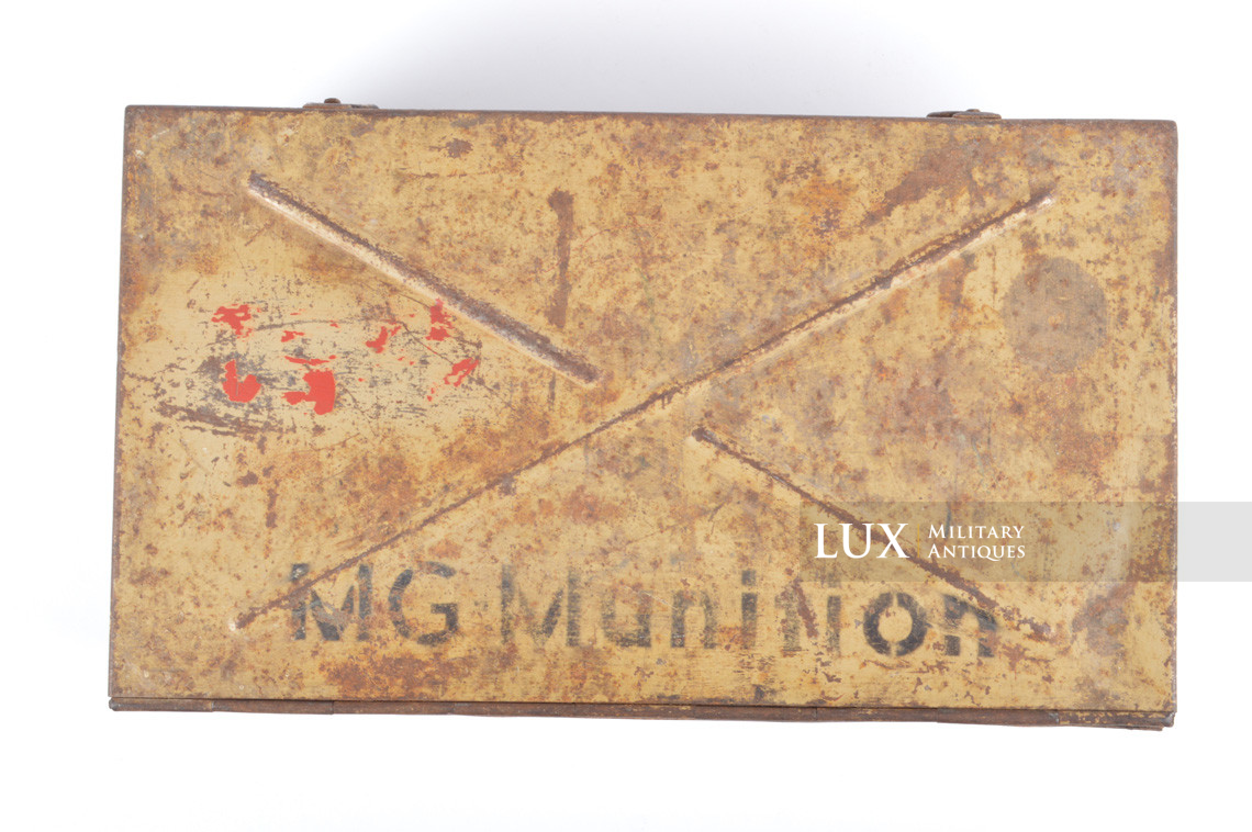 German armored vehicle MG34/42 ammunition drum box, « MG MUNITION » - photo 7