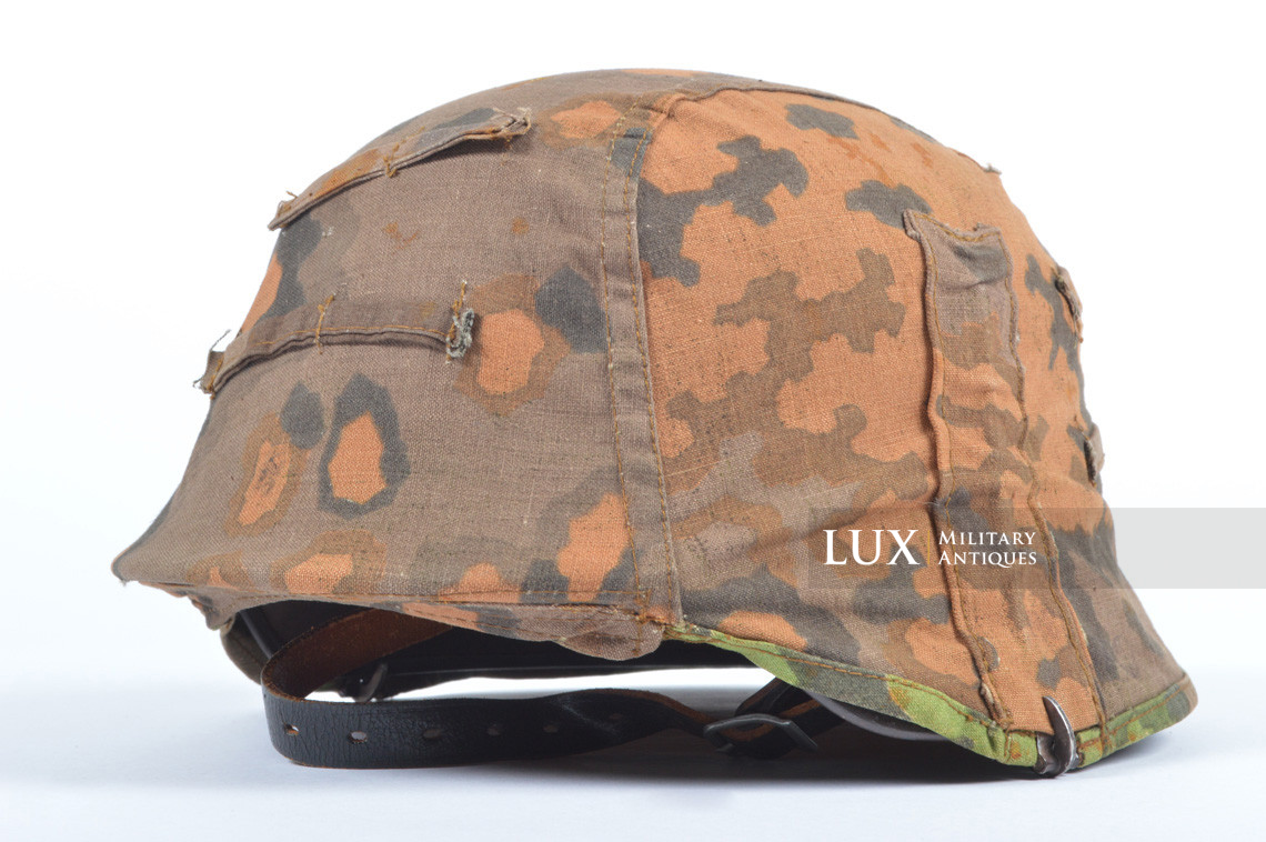 Couvre casque Waffen-SS fin de guerre, camouflage feuille de chêne - photo 36