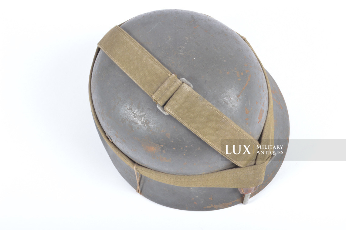 Casque allemand M35 Heer camouflé avec système de sangle et gamelle, « set intouché » - photo 17