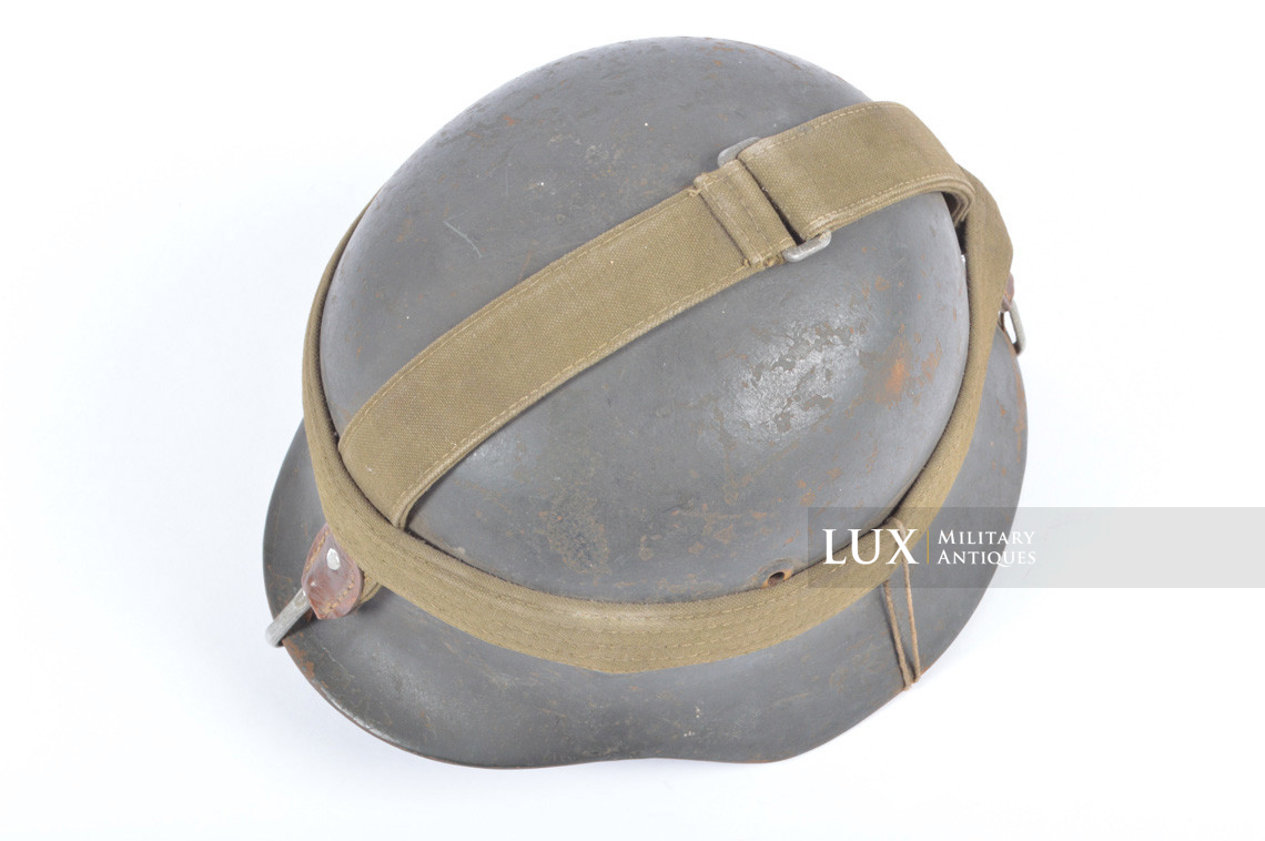 Casque allemand M35 Heer camouflé avec système de sangle et gamelle, « set intouché » - photo 18