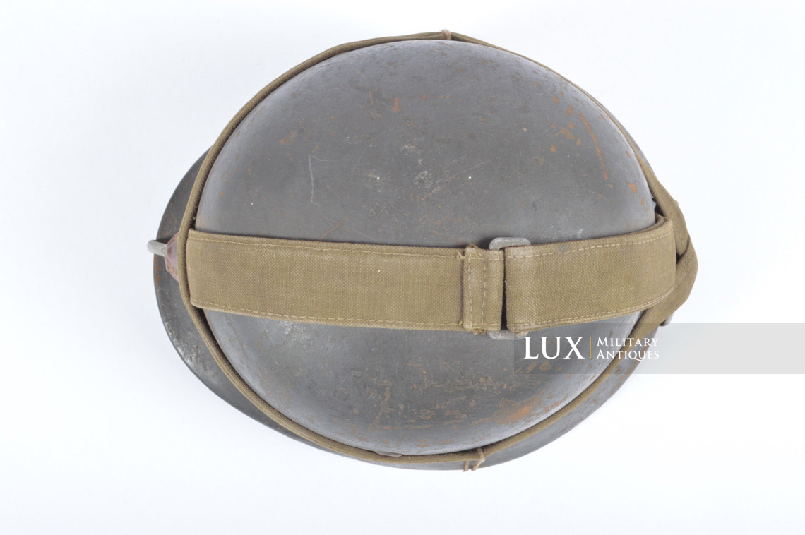 Casque allemand M35 Heer camouflé avec système de sangle et gamelle, « set intouché » - photo 19