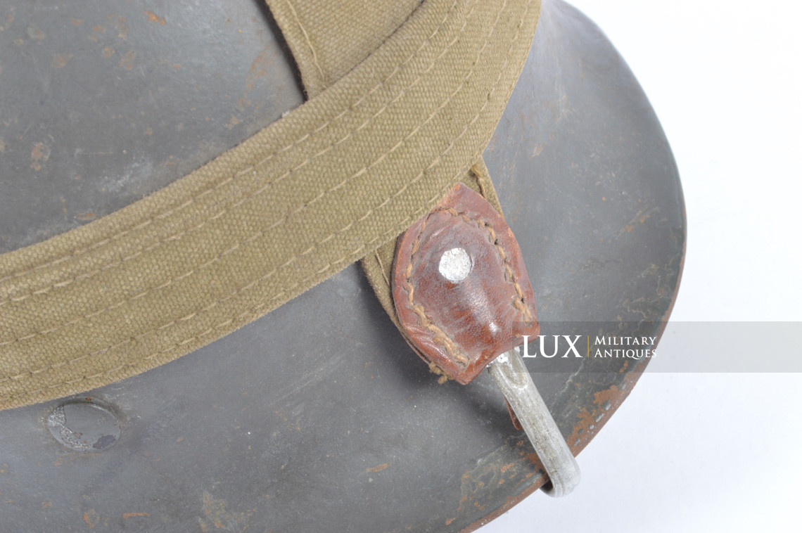 Casque allemand M35 Heer camouflé avec système de sangle et gamelle, « set intouché » - photo 21