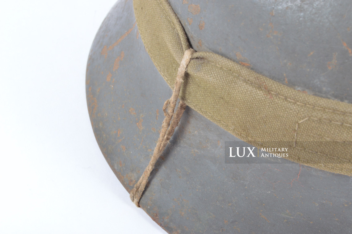 Casque allemand M35 Heer camouflé avec système de sangle et gamelle, « set intouché » - photo 22