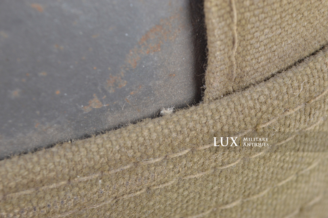Casque allemand M35 Heer camouflé avec système de sangle et gamelle, « set intouché » - photo 23