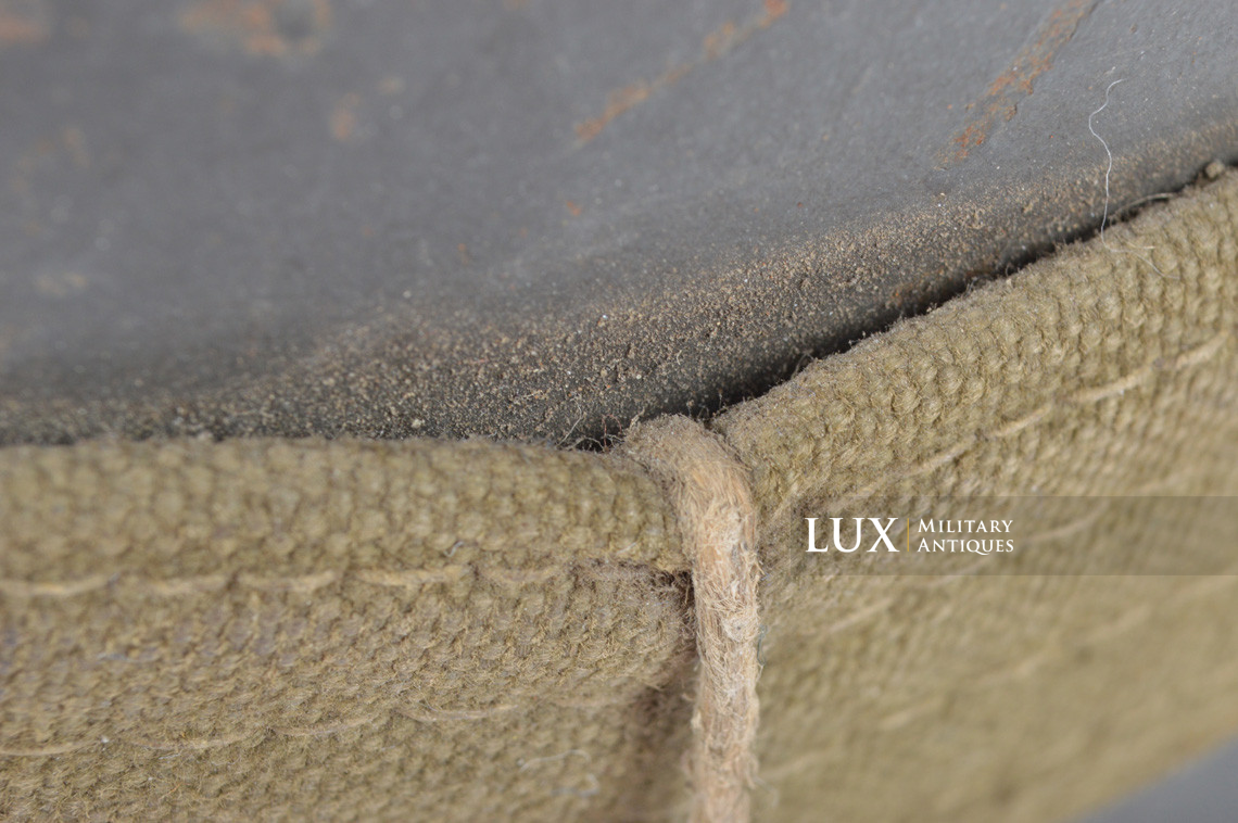Casque allemand M35 Heer camouflé avec système de sangle et gamelle, « set intouché » - photo 33