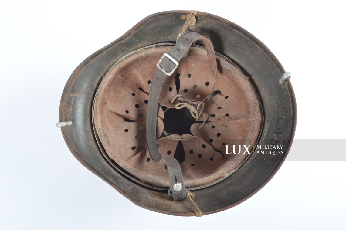 Casque allemand M35 Heer camouflé avec système de sangle et gamelle, « set intouché » - photo 62